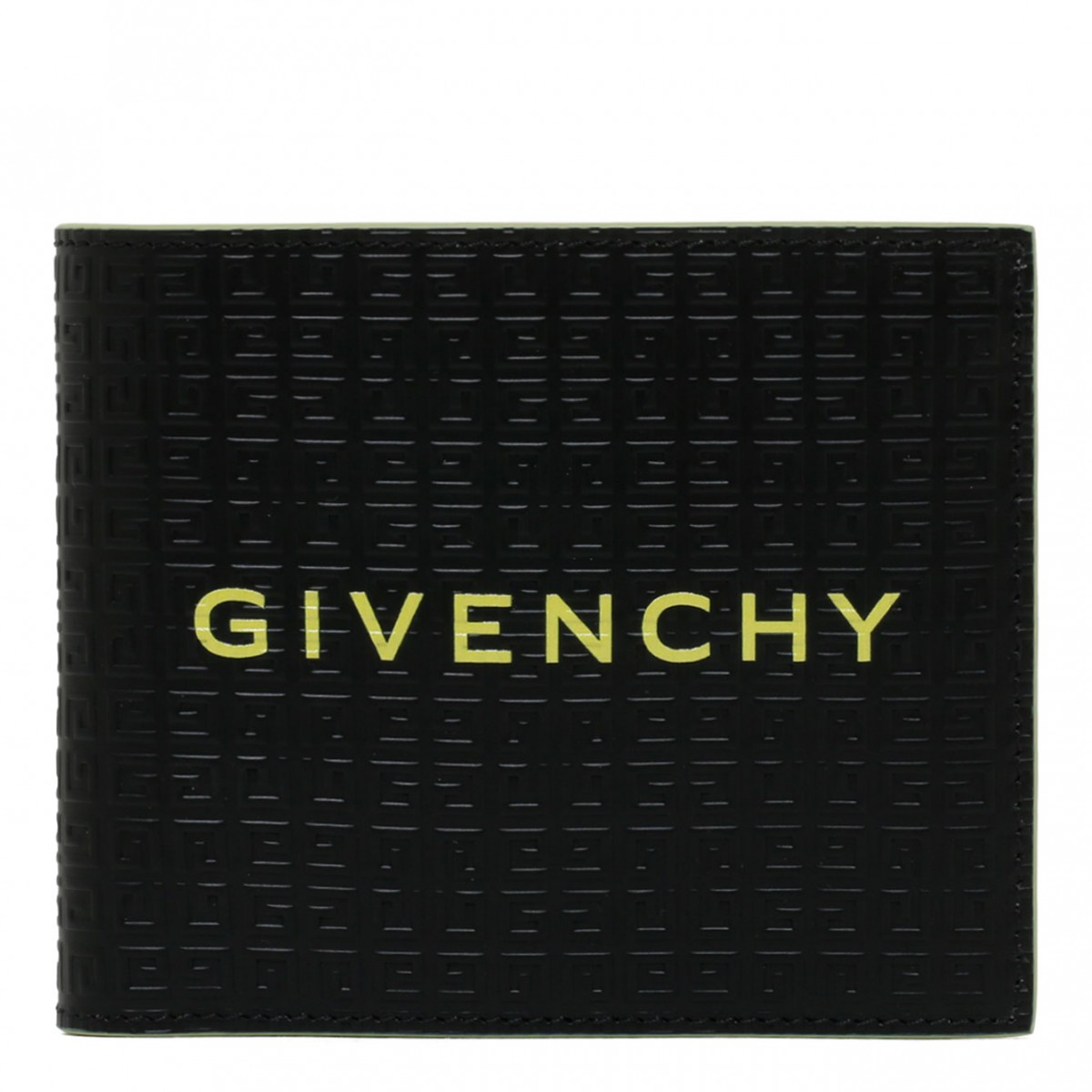 Givenchy Black and Yellow 4G Wallet