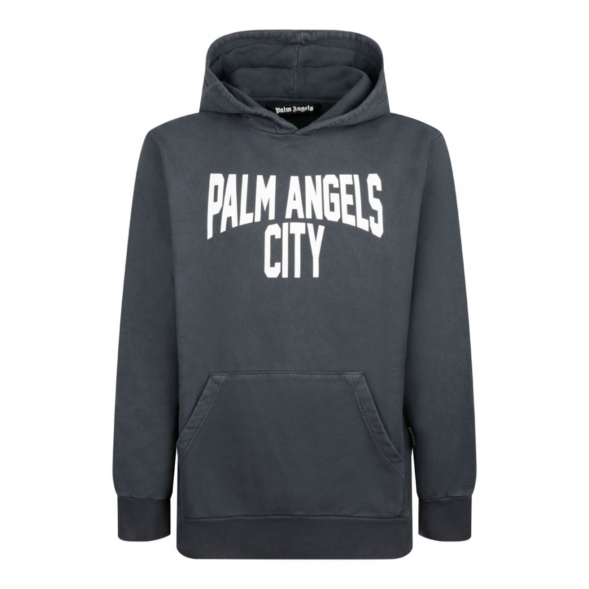 Palm Angels Dark Gray Jersey Weave Hood