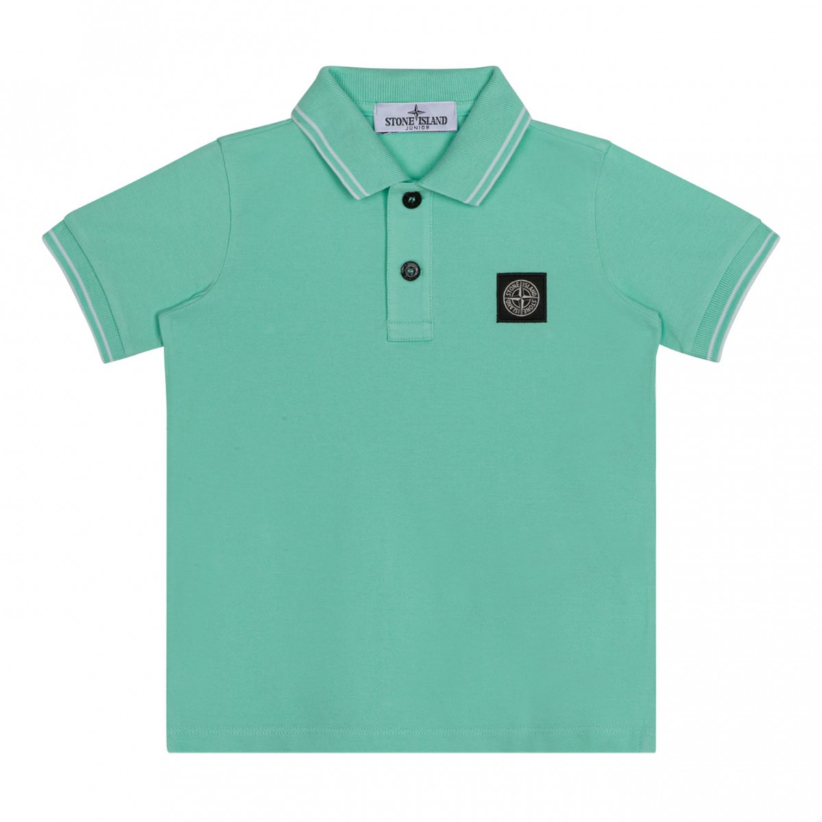 Stone Island Light Green Polo Shirt