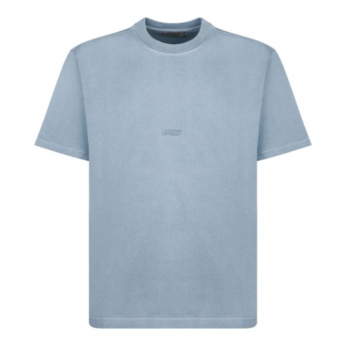 Illusion Blue Crew-Neck...