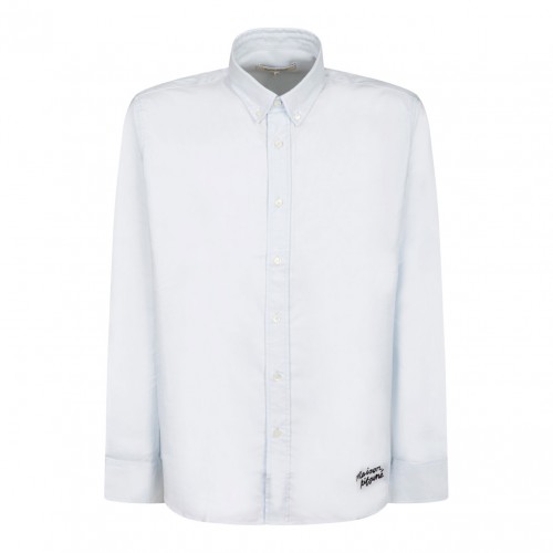 Maison Kitsun Light Blue Shirt