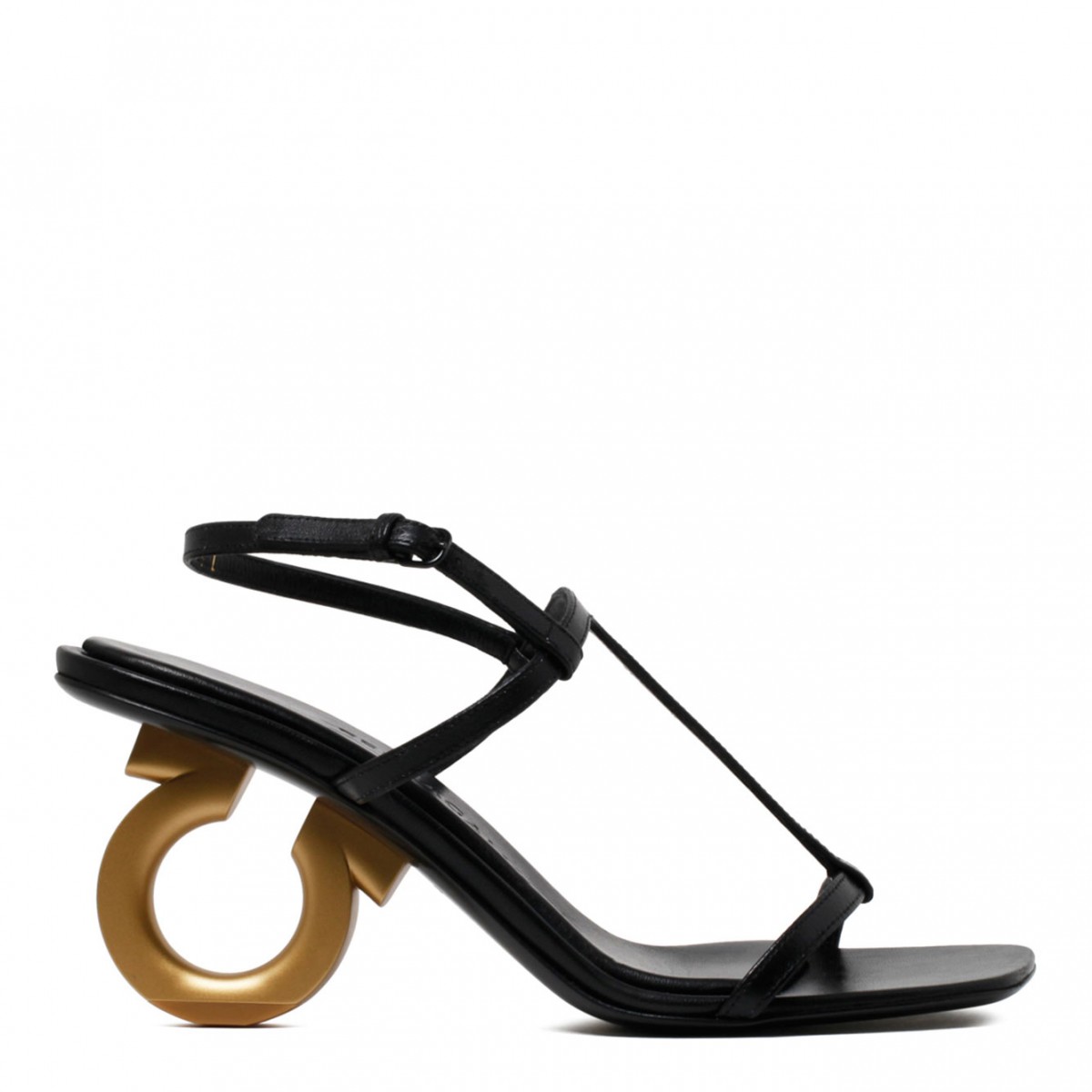 Elina Black Sandal