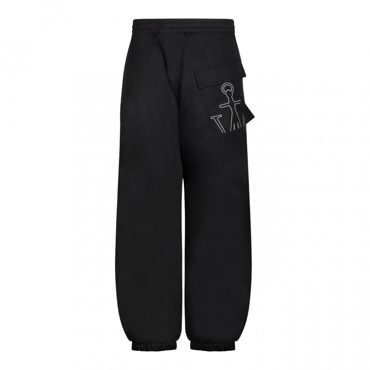 Black Twisted Leg Joggers