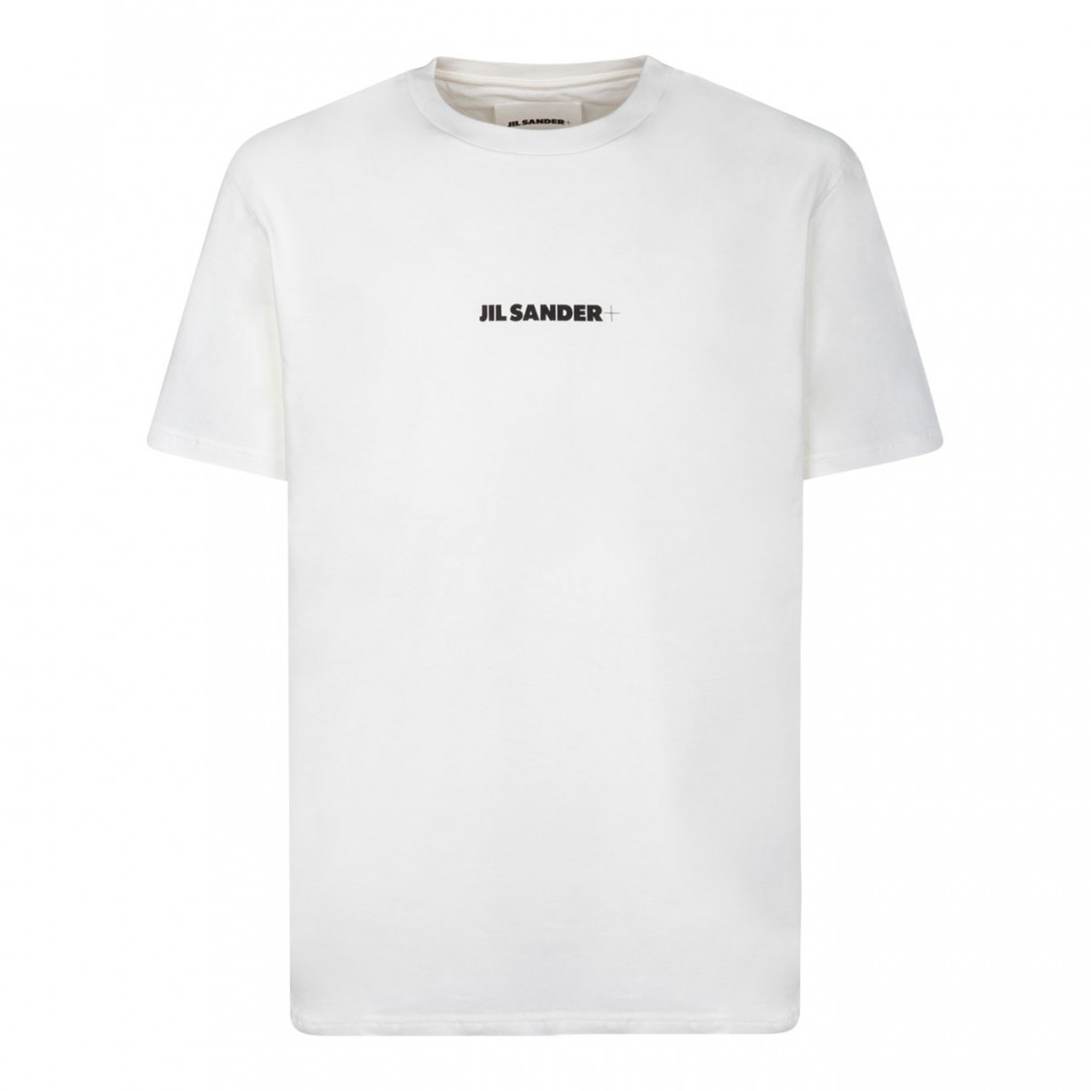 White Logo Print T-Shirt