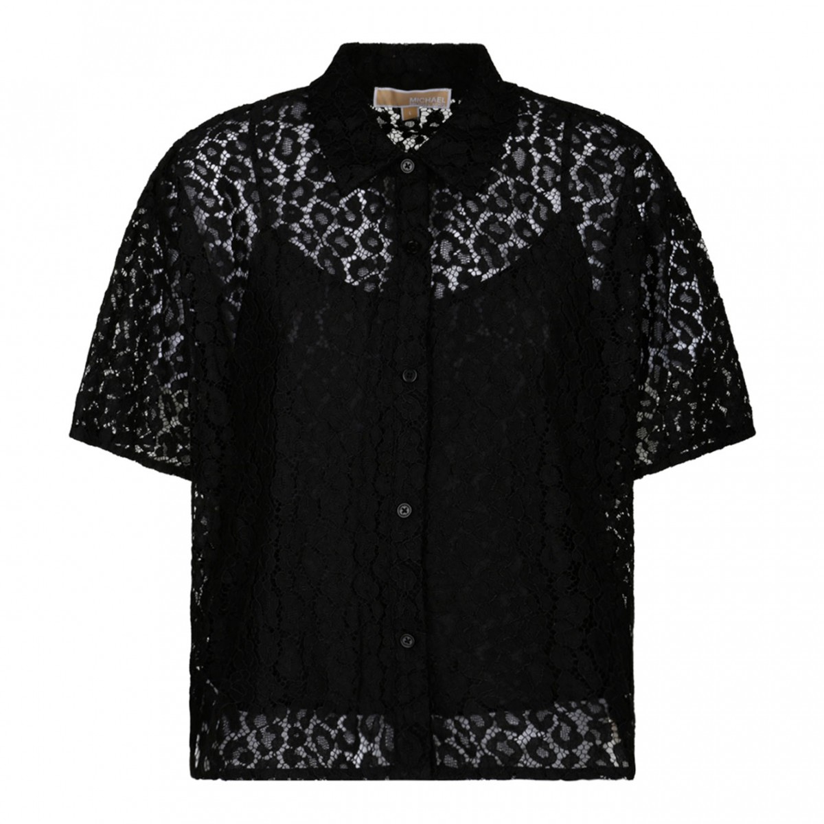 Michael Kors Black Corded Lace Shirt