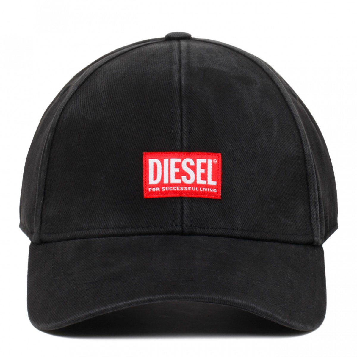 Black Logo Patch Baseball Cap