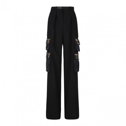 Black Belted Trousers