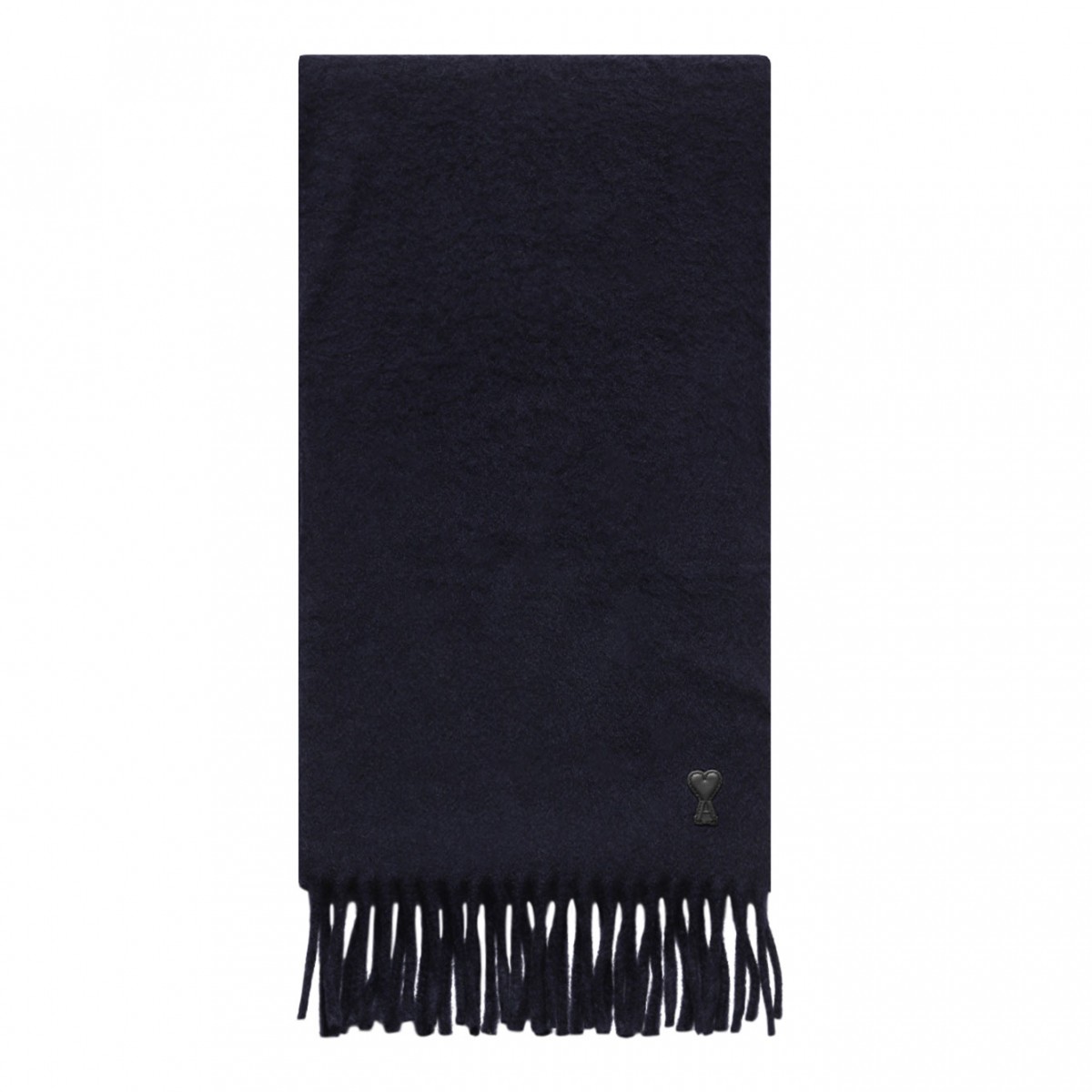 Navy Blue Wool Scarf