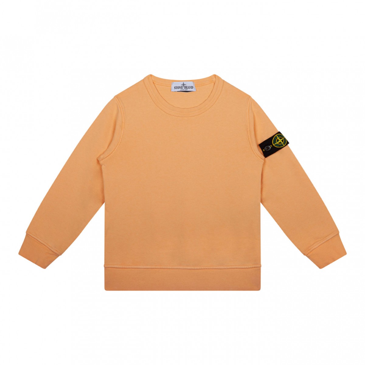 Stone Island Orange Knitted Jumper