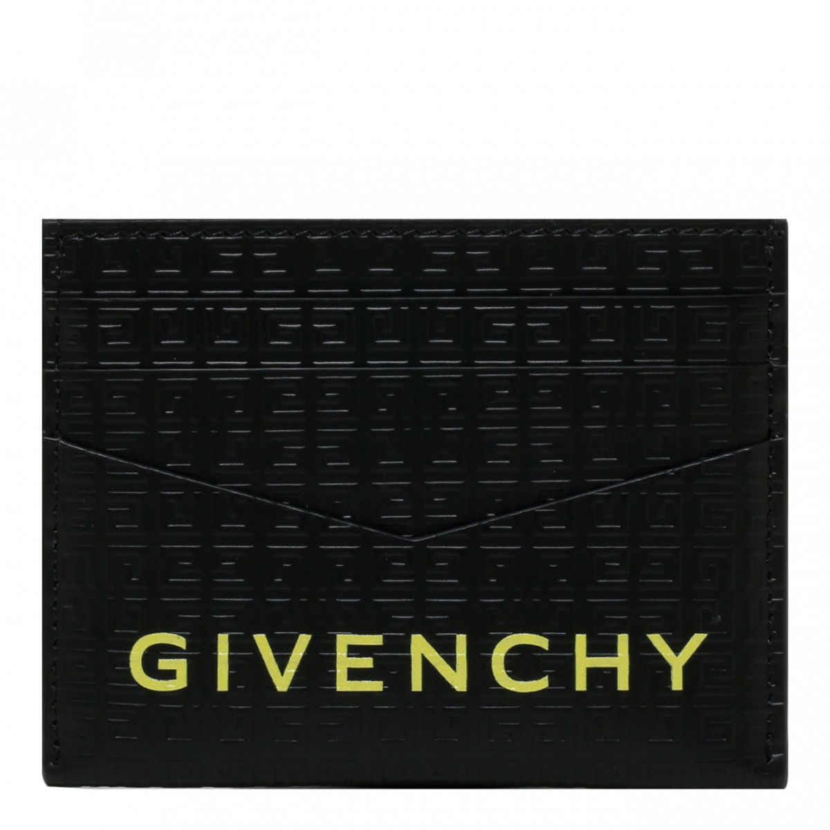 Givenchy Black and Yellow 4G Card Holder