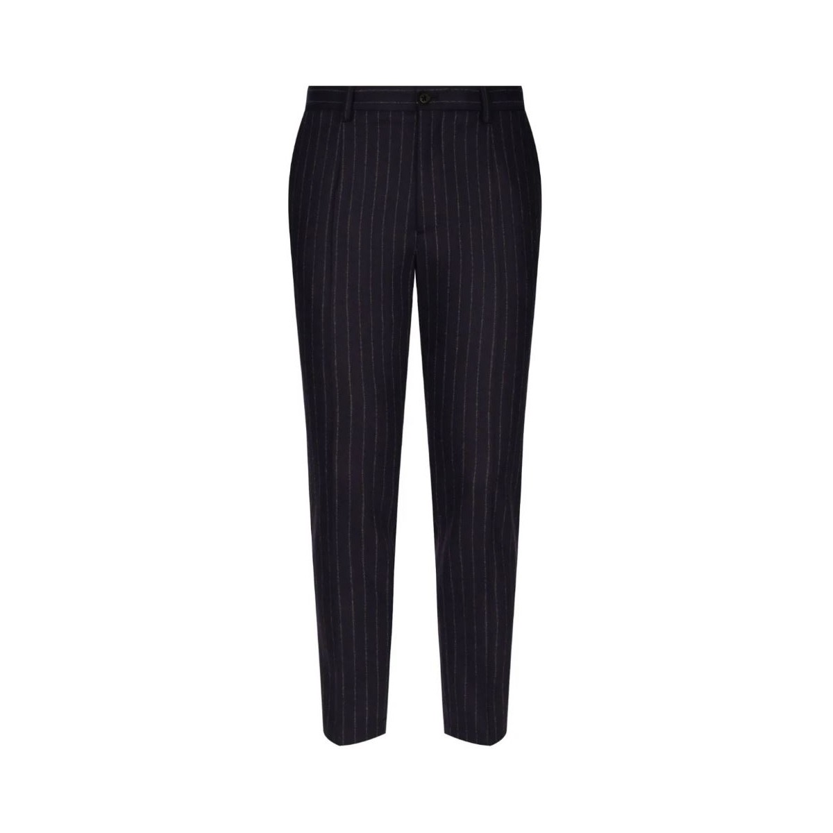 Black Striped Tailored Trousers