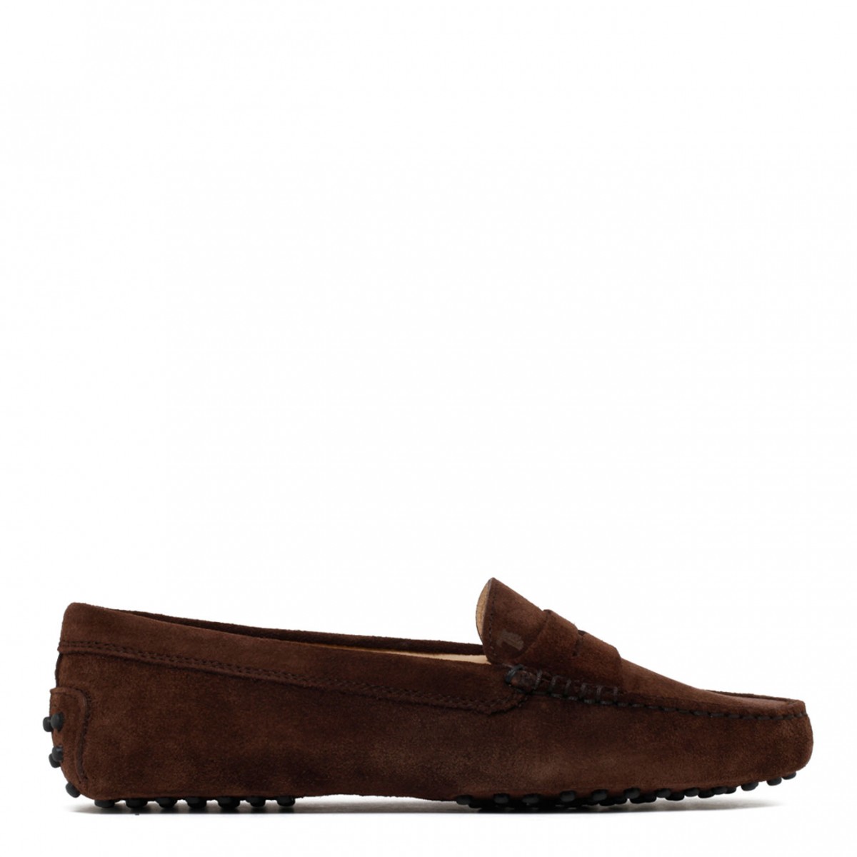 Tod's Brown Africa Rich Suede Loafer