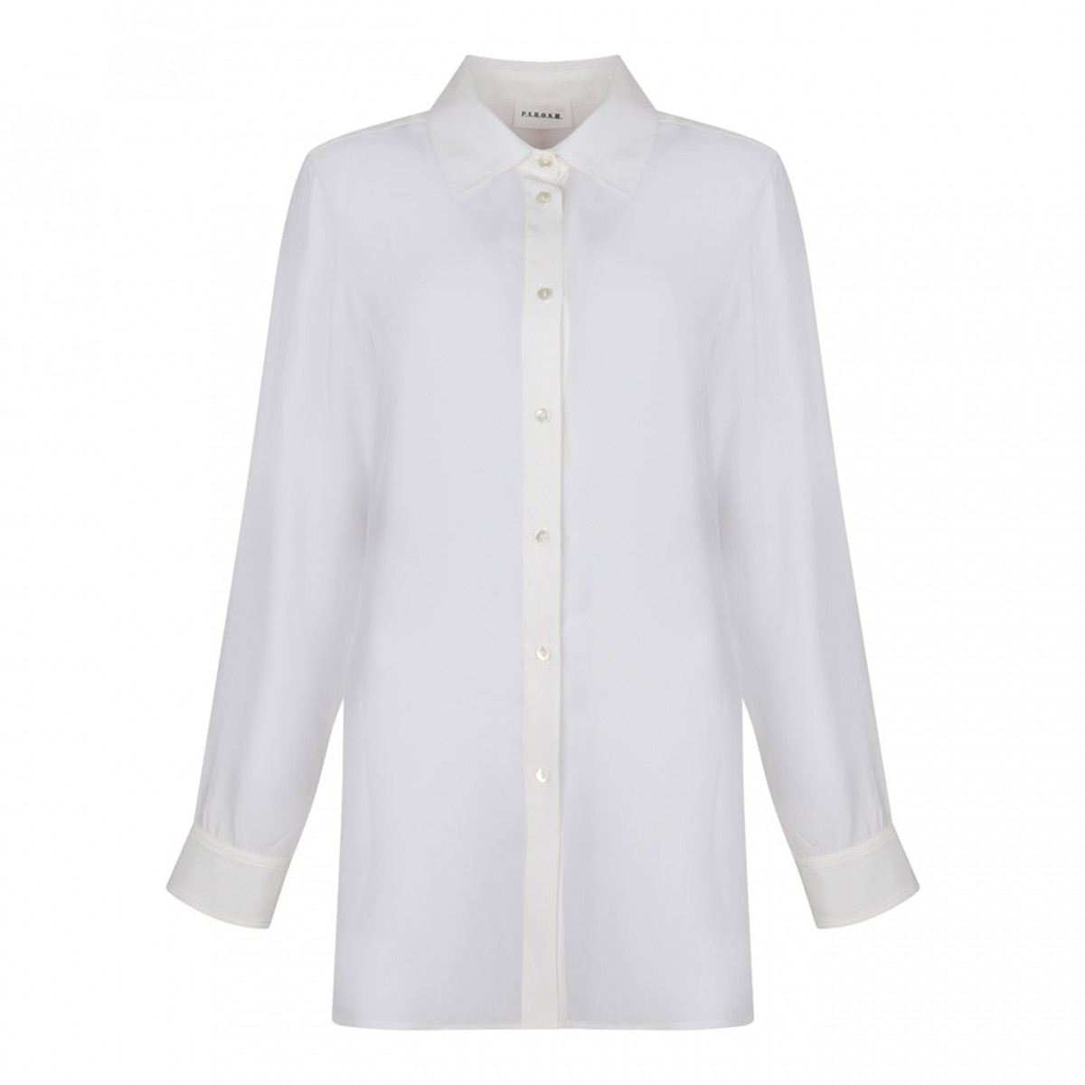 White Silk Shirt