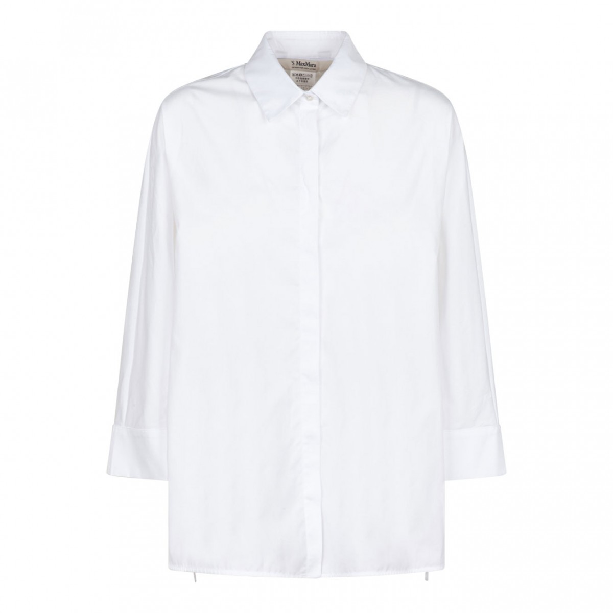 White Delfina Popeline Shirt