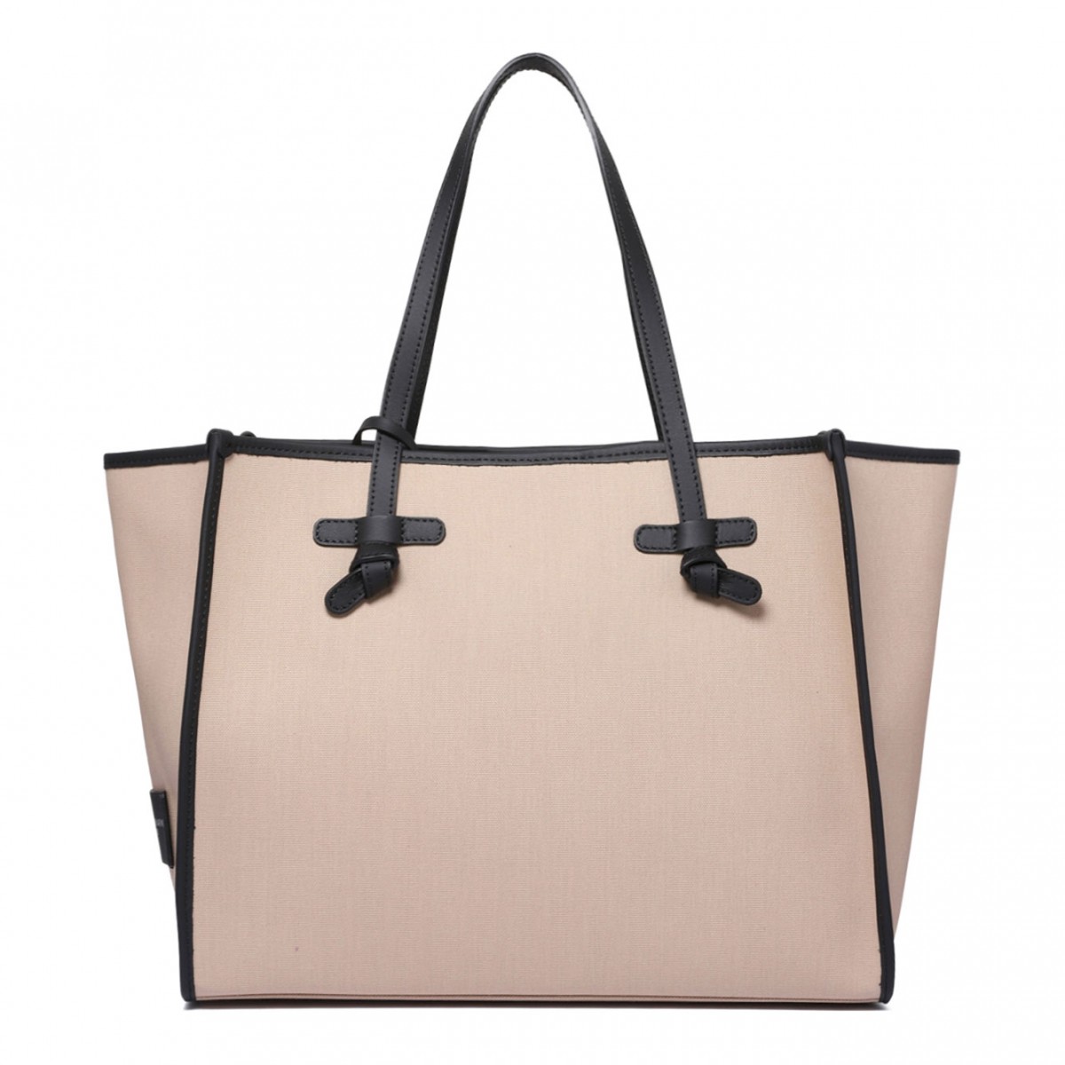 Beige and Military Green Shopping Bag