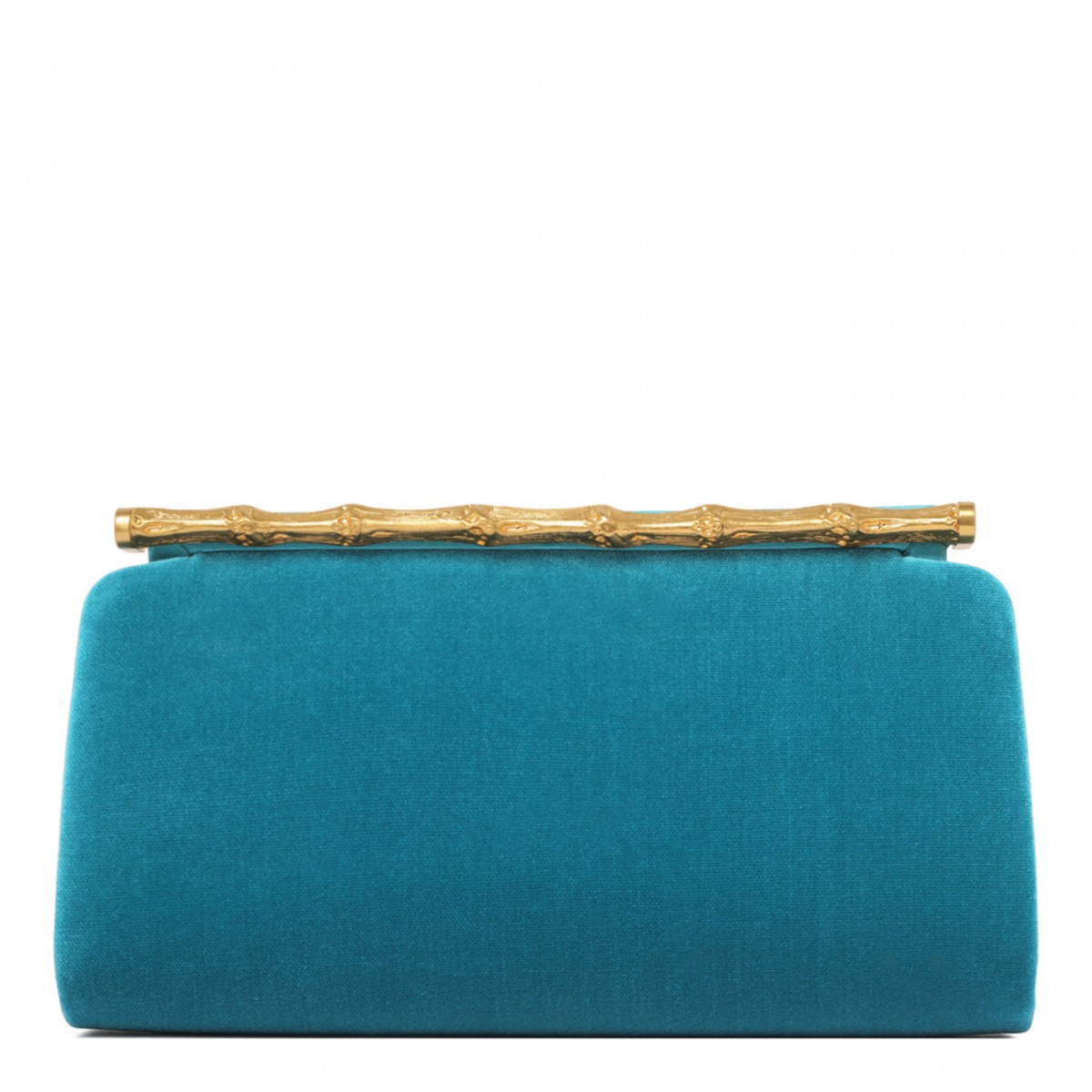 Green Bamboo Clutch