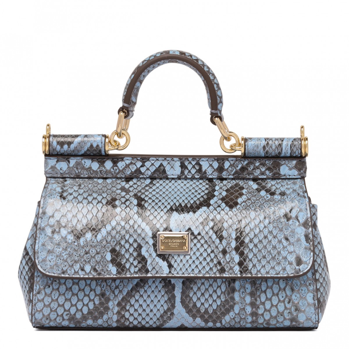 Light Blue Sicily Small Handbag