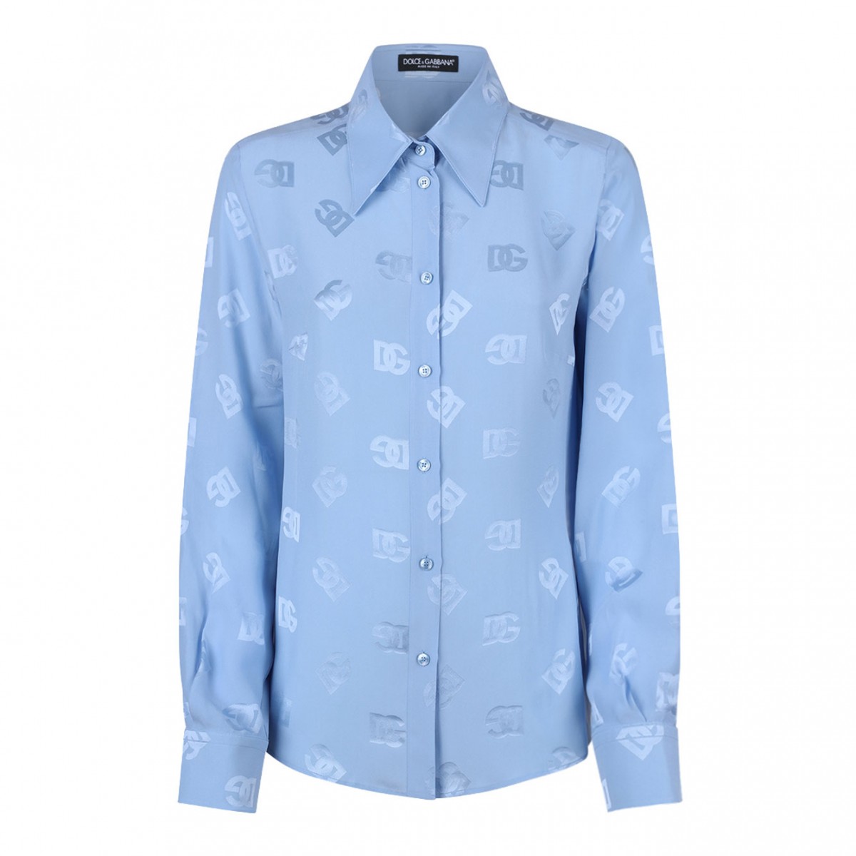 Jacquard Silk Shirt