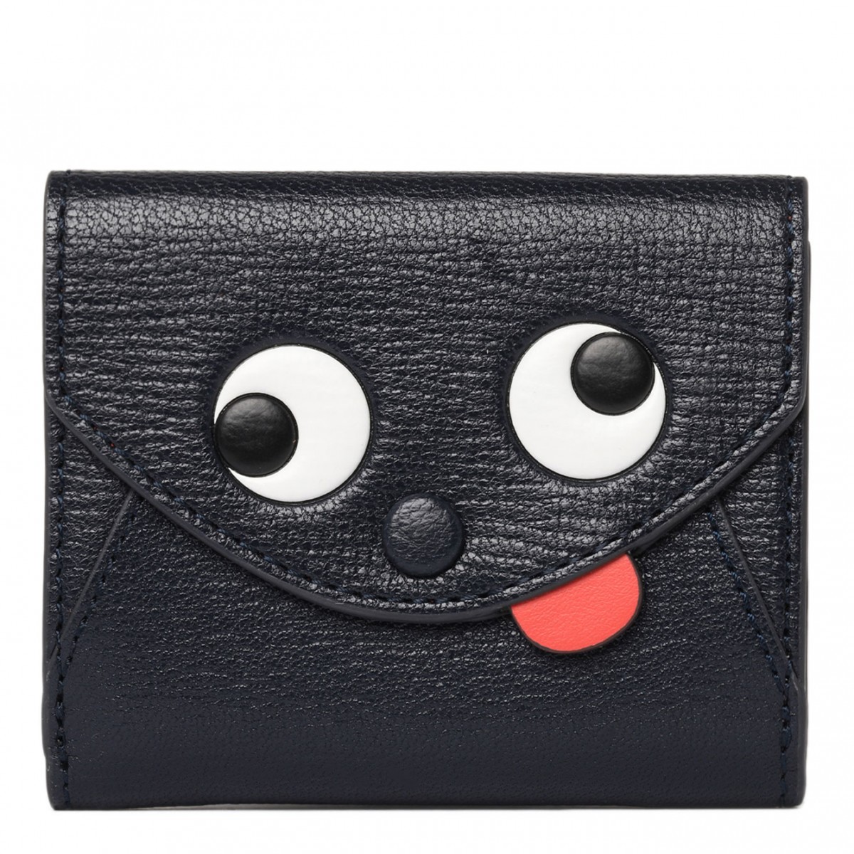 Navy Blue Zany Mini Trifold Wallet