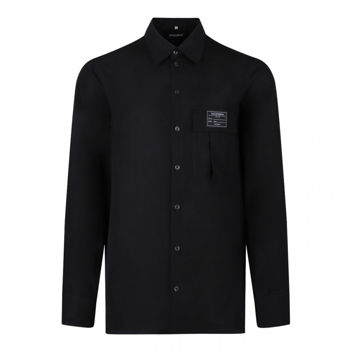 Black Logo Patch Shirt