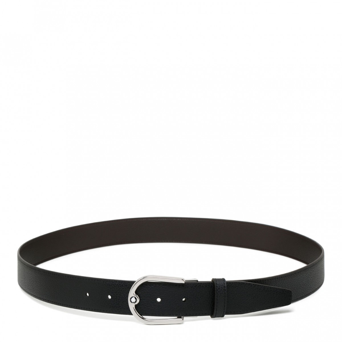 Montblanc Black and Brown Reversible Belt