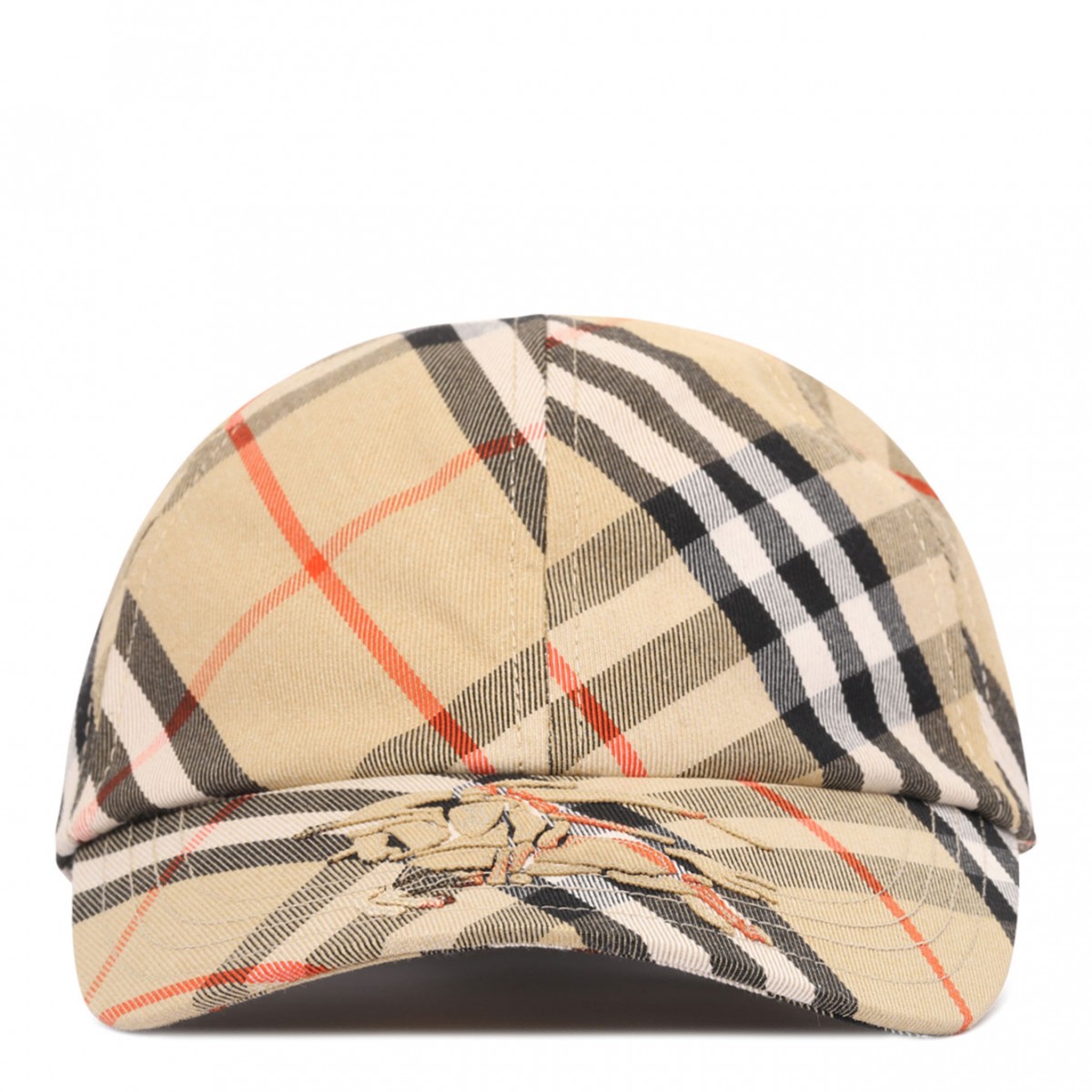 Vintage Check Baseball Cap