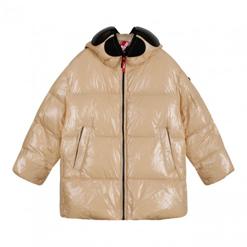 Sand Glossy Down Jacket