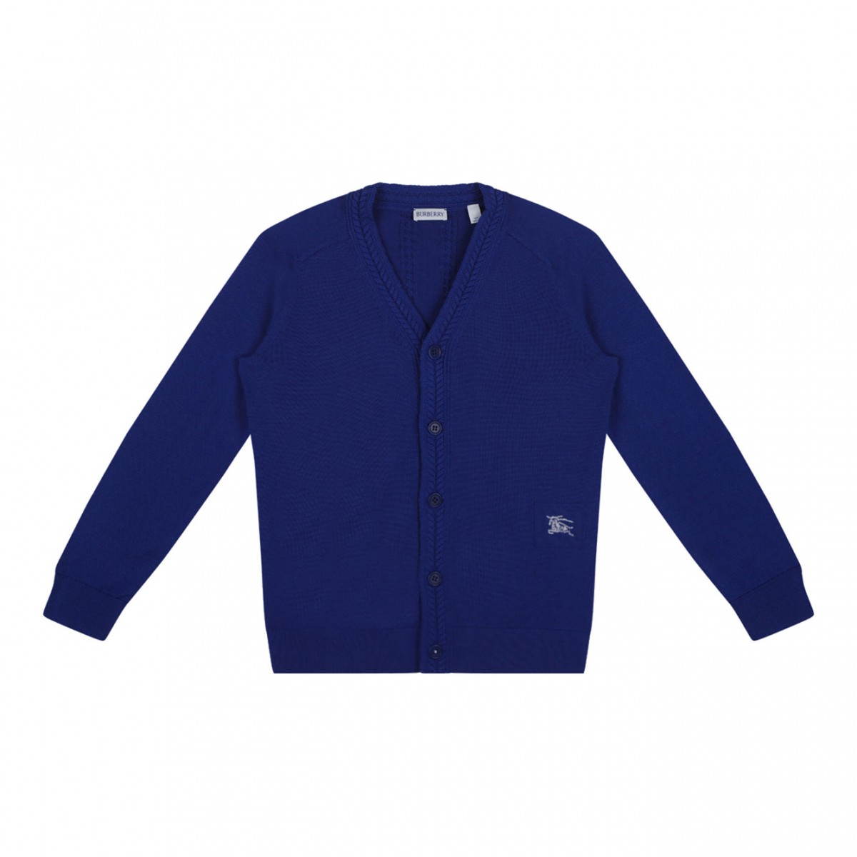 Royal Blue EKD Embroidered Cardigan