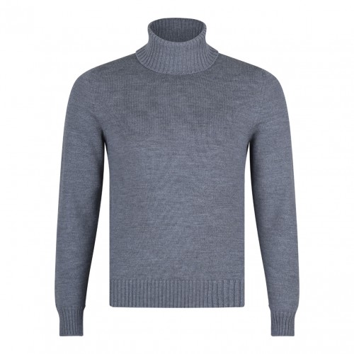 Light Grey Roll Neck Jumper