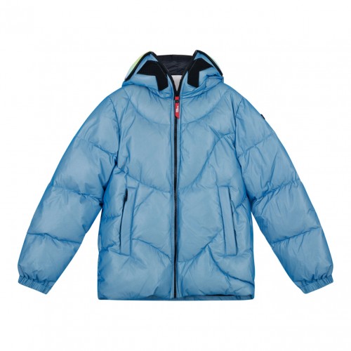 Light Blue Short Down Jacket