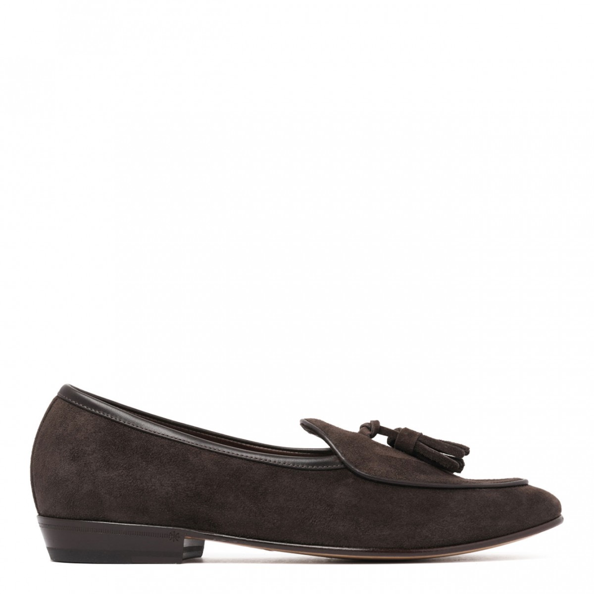 Brown Sagan Classic Tassel Loafers