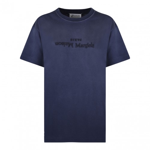 Blue Reverse Logo T-Shirt