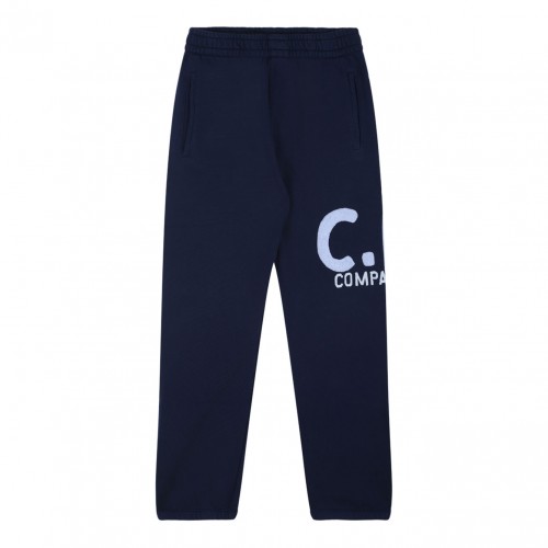 Blue Logo Print Sweatpant