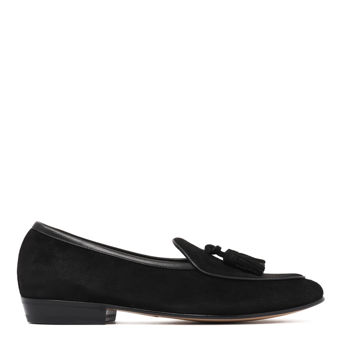 Black Sagan Classic Tassel Loafers