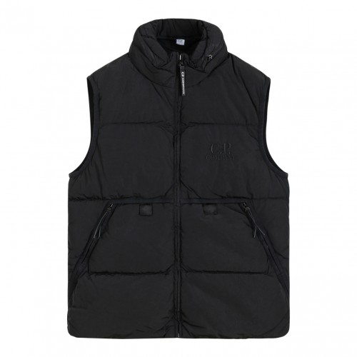 Black Padded Gilet