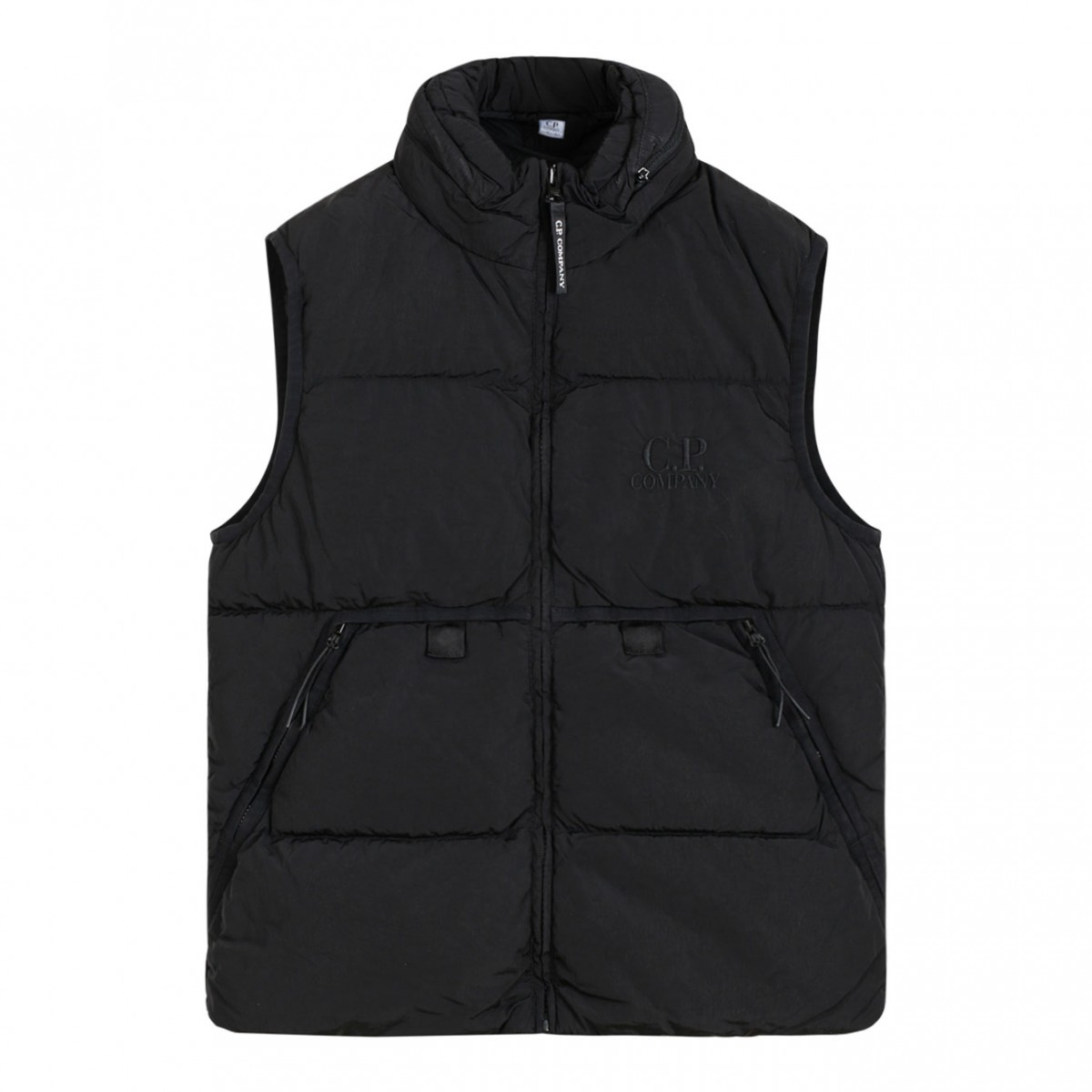 Black Padded Gilet