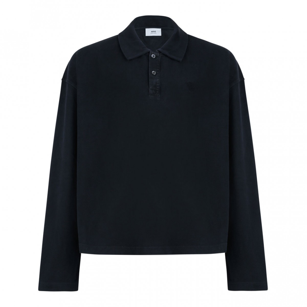 Black Long Sleeves Polo