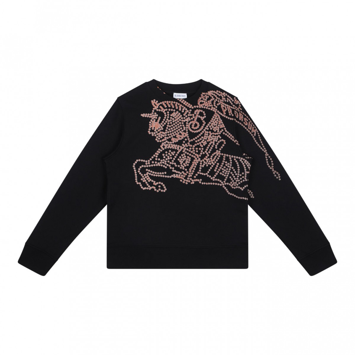 Black Logo Print Sweatshirt