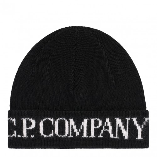 Black Logo Embroidery Hat