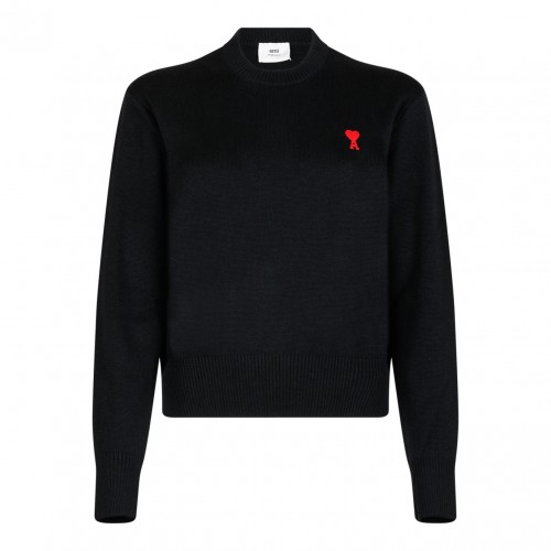 Black Embroidered Jumper