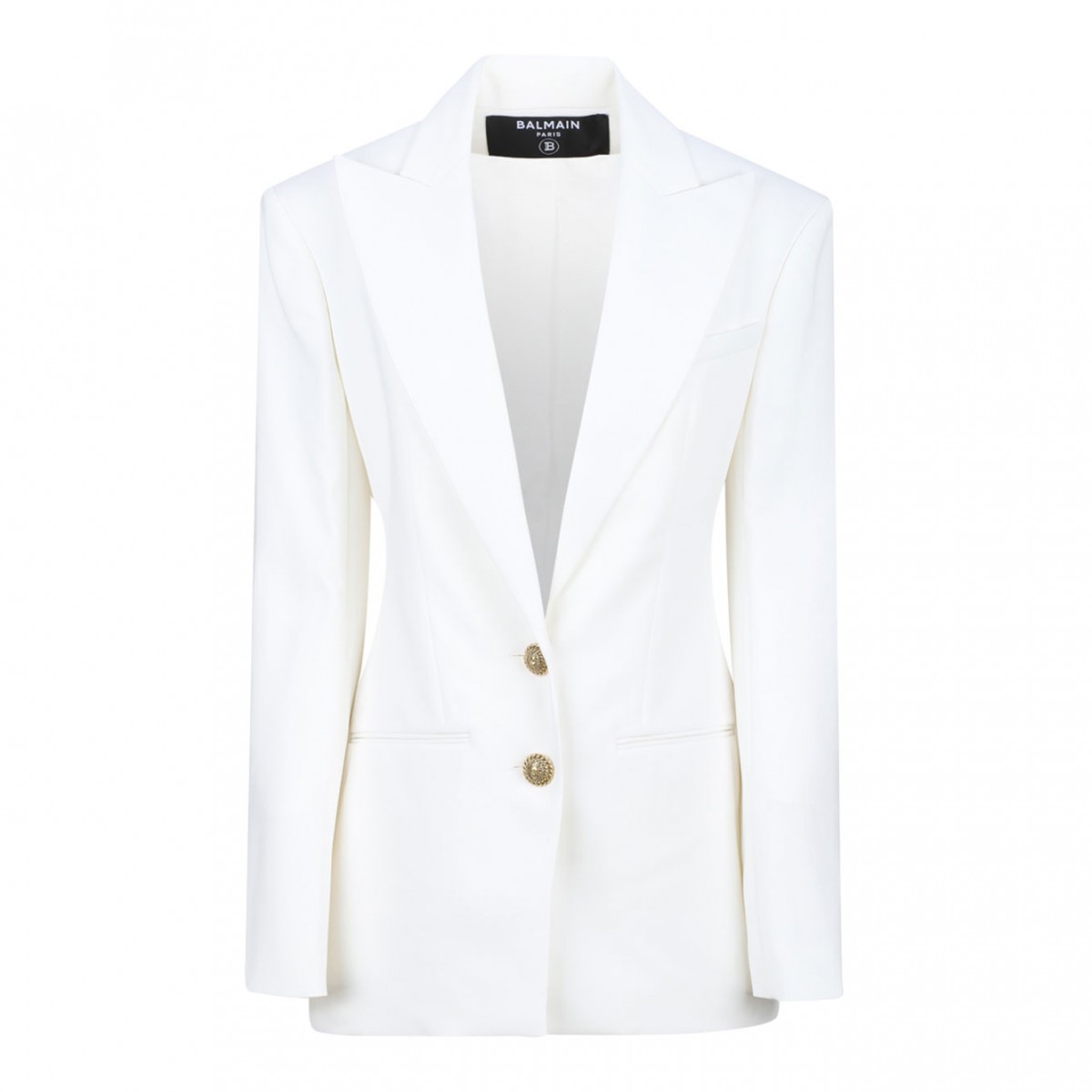 White 2-Button Blazer