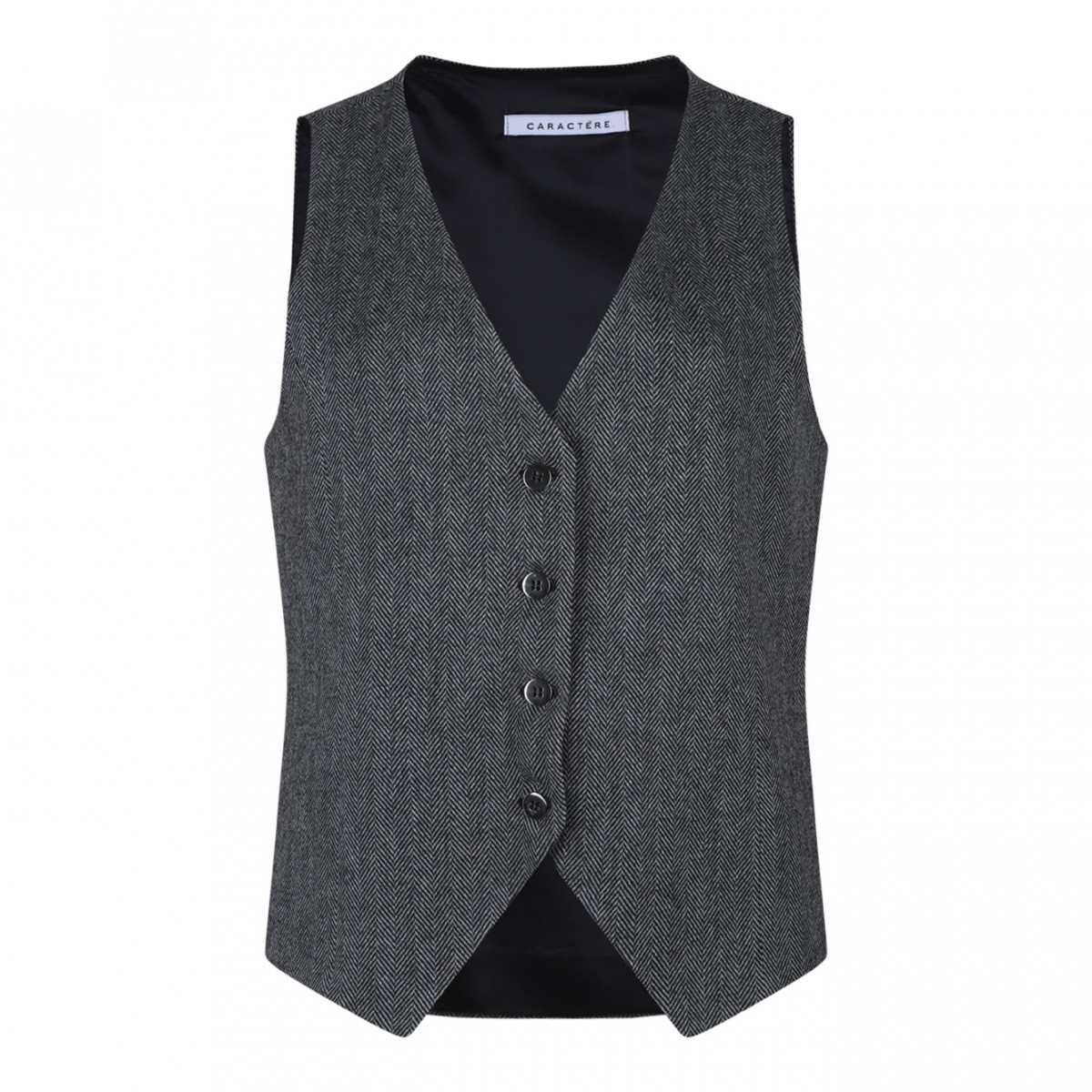 Grey Short Vest