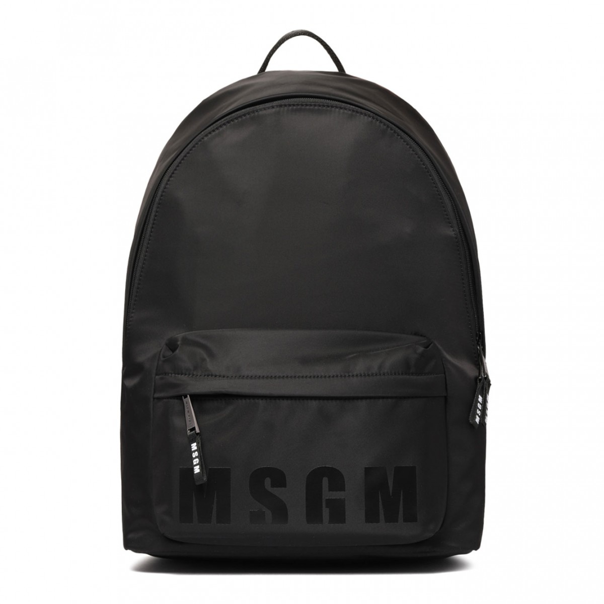 Black Logo Stamp Backpack