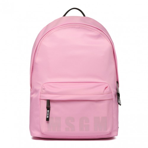 Pink Logo Stamp Backpack