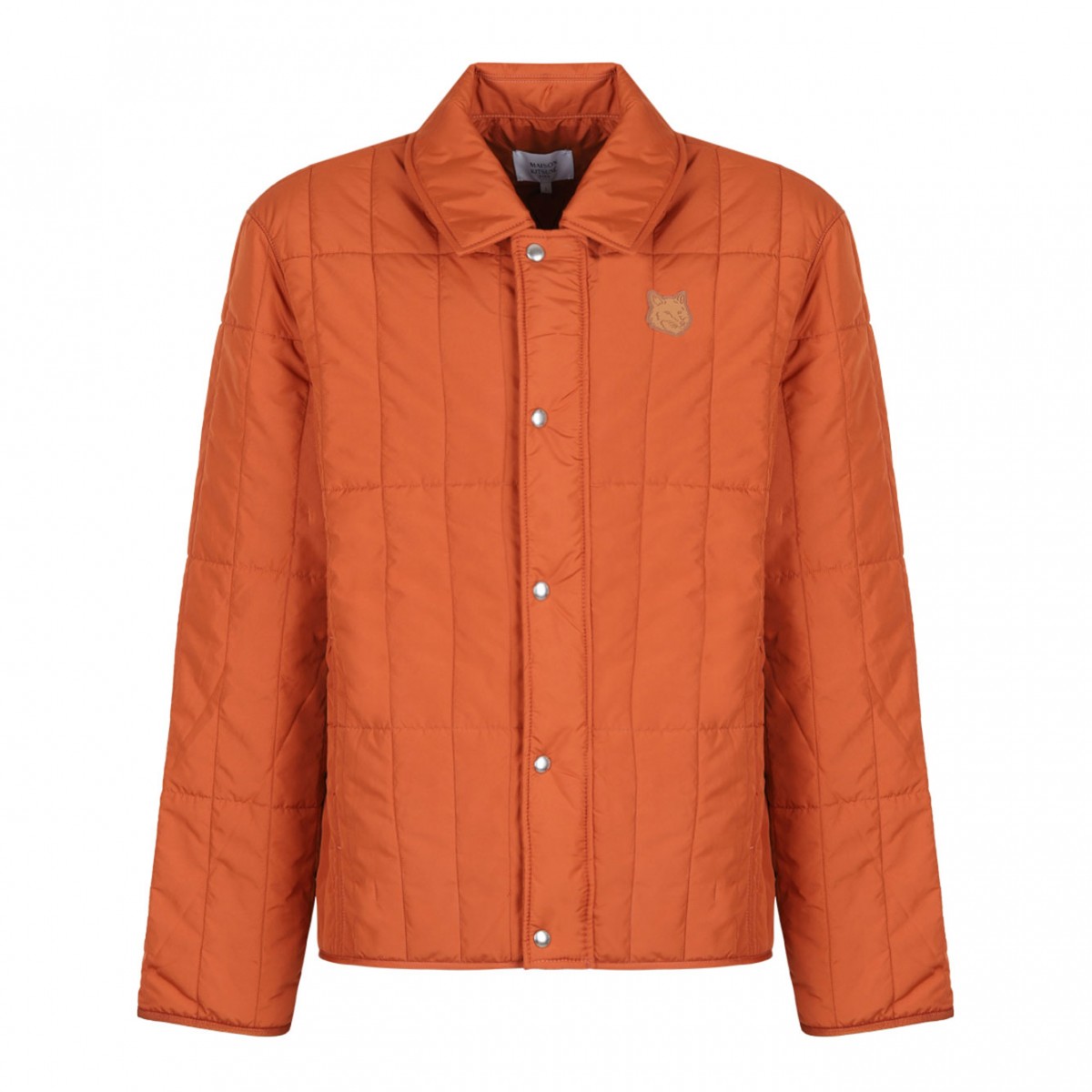 Orange Quilted Jacket