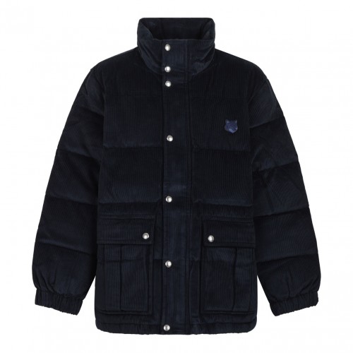 Navy Blue Puffer Jacket