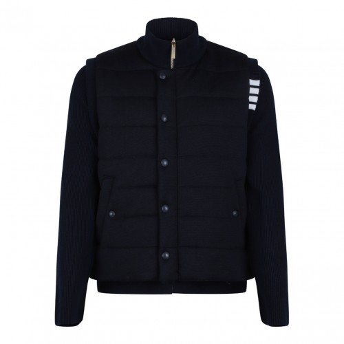 Navy Blue Padded Jacket