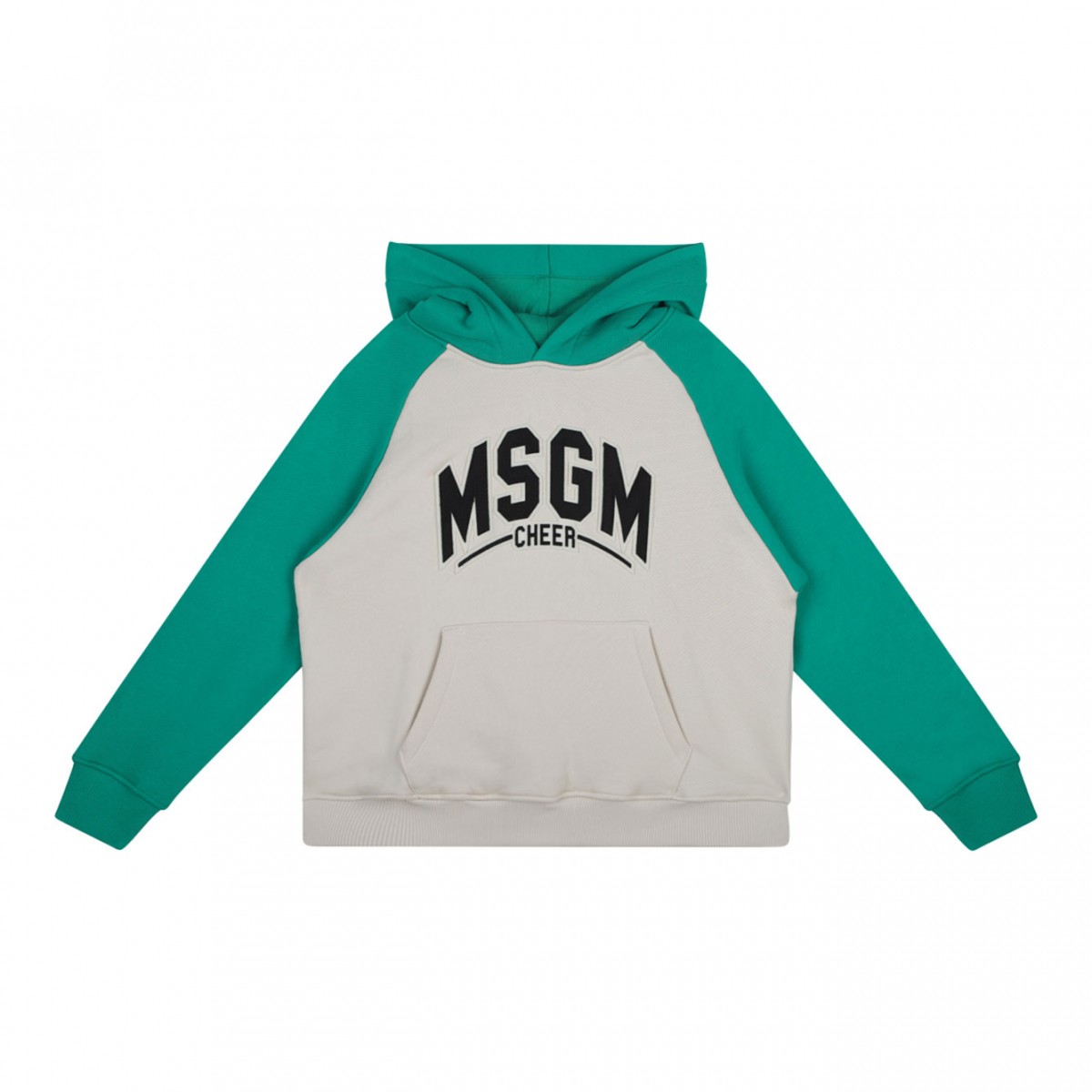 Green Logo Print Sweatshirt