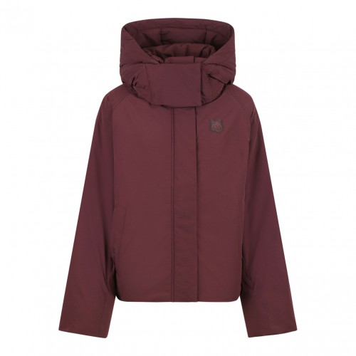 Dark Red Puffer Jacket