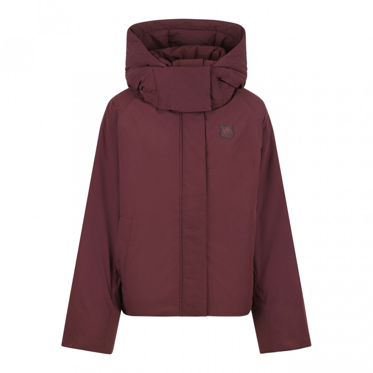 Dark Red Puffer Jacket